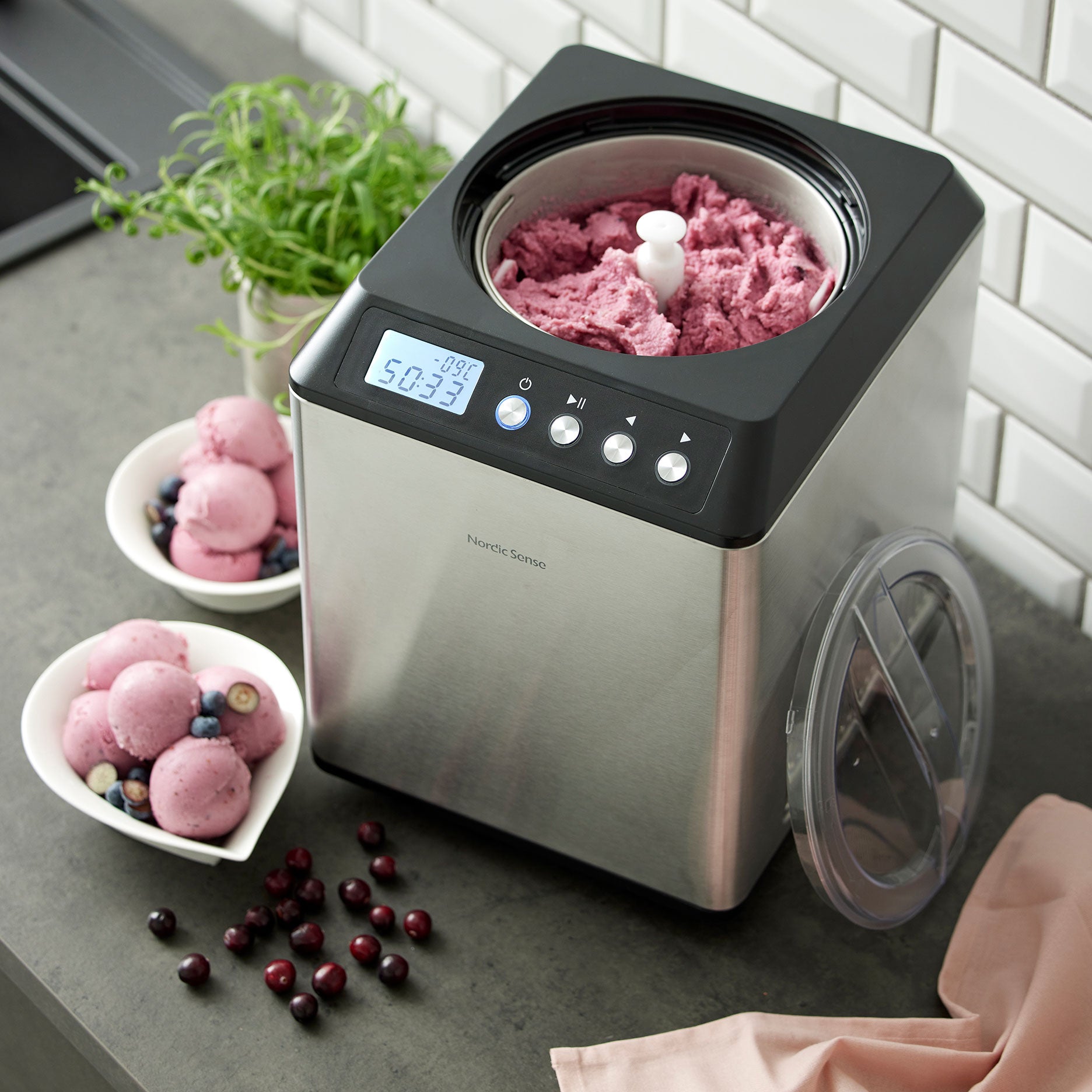 Ismaskine m. kompressor